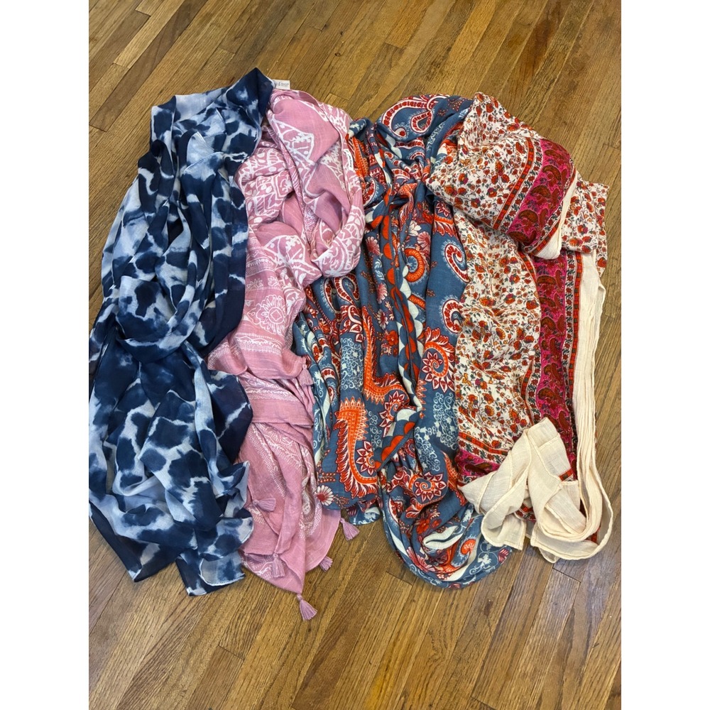 Bundle of 4 Boho Kimonos American Eagle Floral Paisley Tie Dye S/M O/S